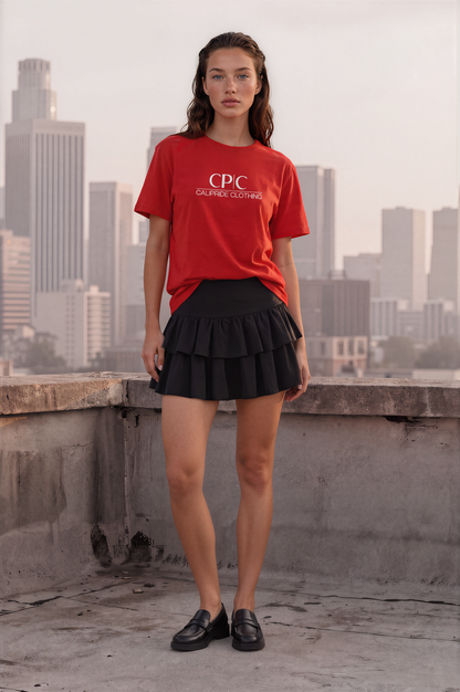 The Elite Collection - Signature Essentials, CP | C, Premium T-Shirt, white logo - CaliPride Clothing