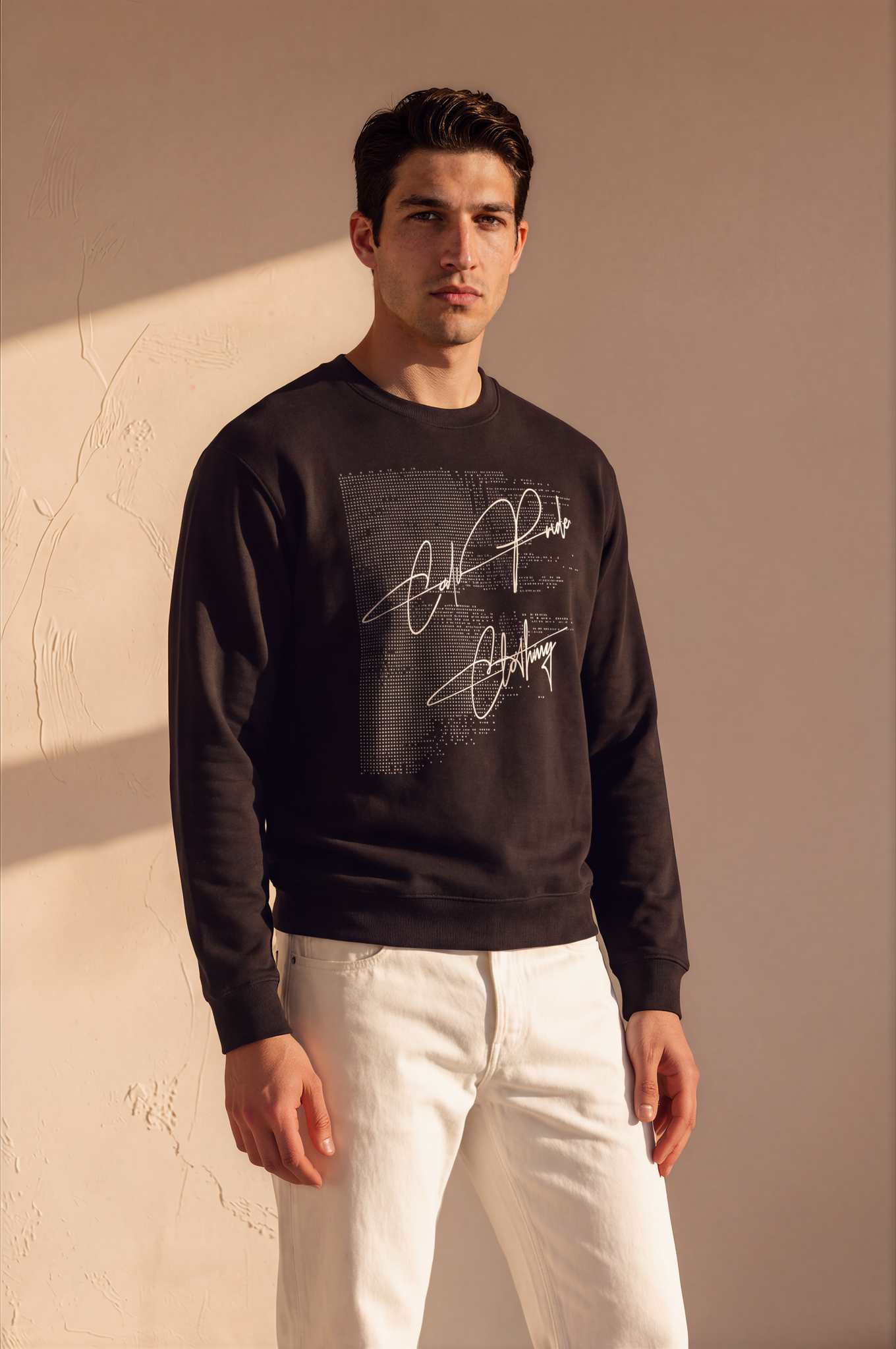 The Elite Collection - Founder's Signature No. 1, Pixel Fade, Premium Sweatshirt - CaliPride Clothing