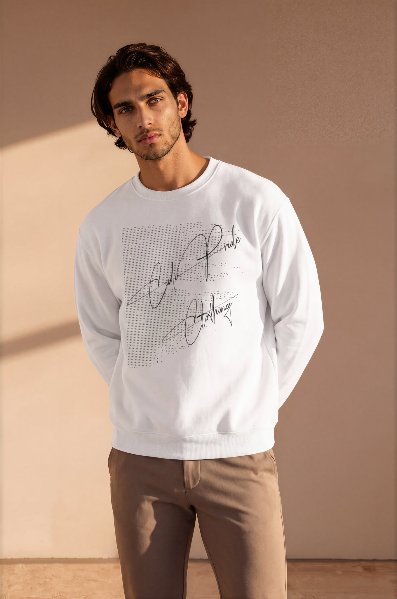 The Elite Collection - Founder's Signature No. 1, Pixel Fade, Premium Sweatshirt - CaliPride Clothing