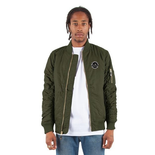 Urban Underground Collection - CP|C Bomber Jacket, Zip Jacket with a Diamond Stitch lining - CaliPride Clothing