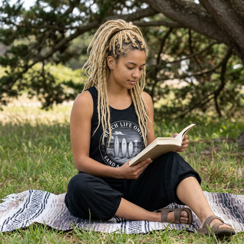 Surf & Beach Collection | Ocean Vibes Series - Beach Life Only, Tank top - CaliPride Clothing