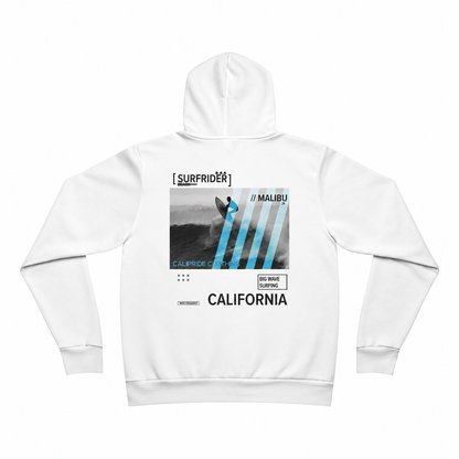 Surf & Beach Collection - Malibu Surfrider, Premium Graphic Hoodie — CaliPride Clothing