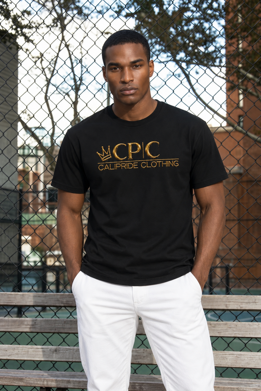 Urban Underground Collection - CP | C Gold Drip Edition No. 1, Premium Graphic T Shirt - CaliPride Clothing