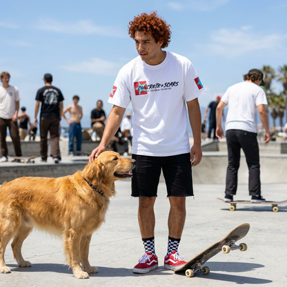 Concrete + Scars Skatewear Collection - C+S Signature Logo, Graphic T-Shirt — CaliPride Clothing
