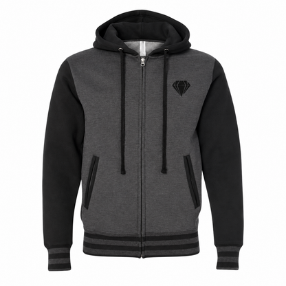 Urban Underground Collection - Varsity Diamond Zip Jacket — CaliPride Clothing