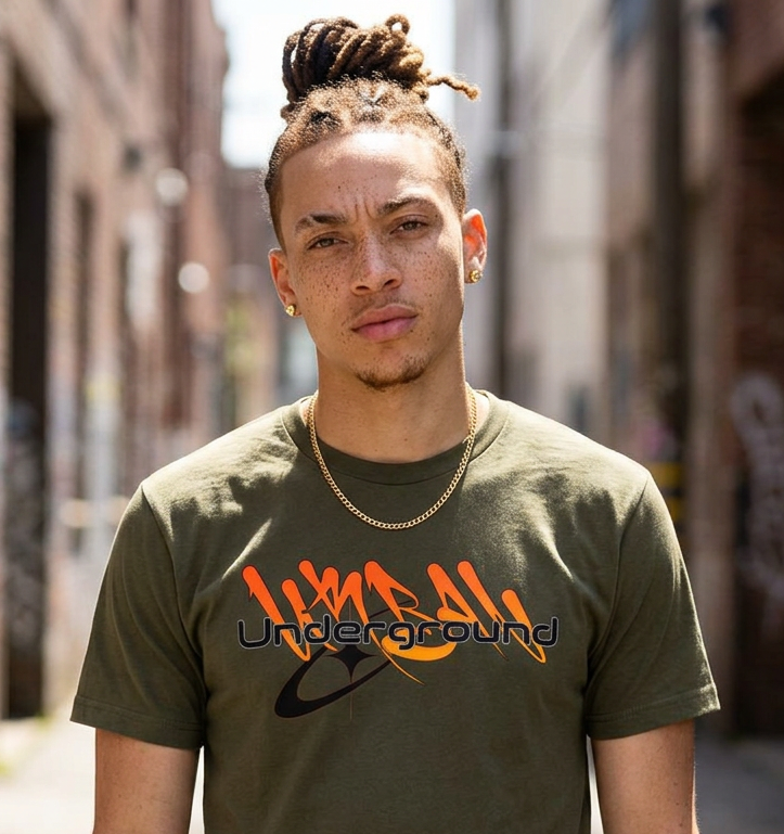Urban Underground Collection - Graffiti Urban Star, Graphic T-Shirt - CaliPride Clothing