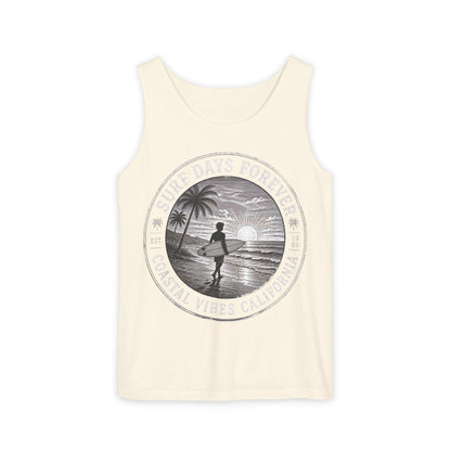 Surf & Beach Collection | Ocean Vibes Series - Surf Days Forever, Tank top - CaliPride Clothing
