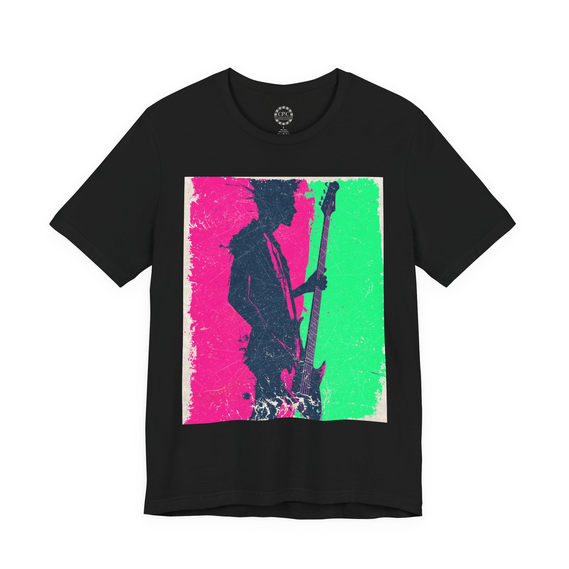 Punk Resurrected Collection - Neon Retro Rock Star Graphic T - Shirt - CaliPride Clothing