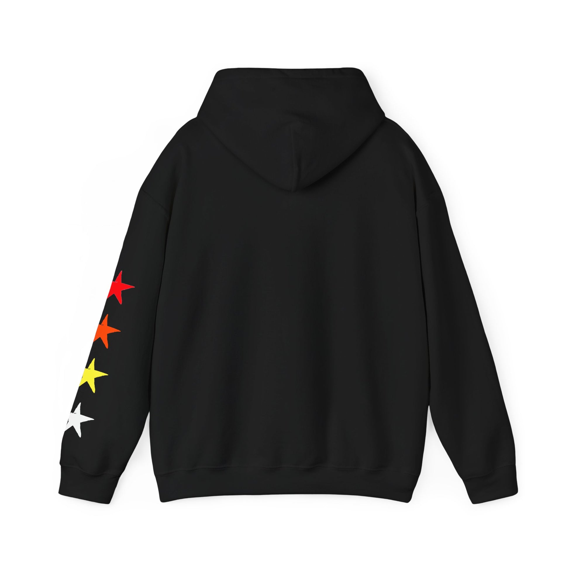 Skate & Surf Collection - Lava Ombre & Stars Hoodie - CaliPride Clothing
