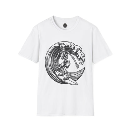 Surf & Beach Collection - Solo Swellen, Vintage Skeleton Graphic T-Shirt — CaliPride Clothing