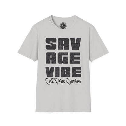 "Savage Vibe Graffiti Block" Series, Black & Grey logo — CaliPride Clothing