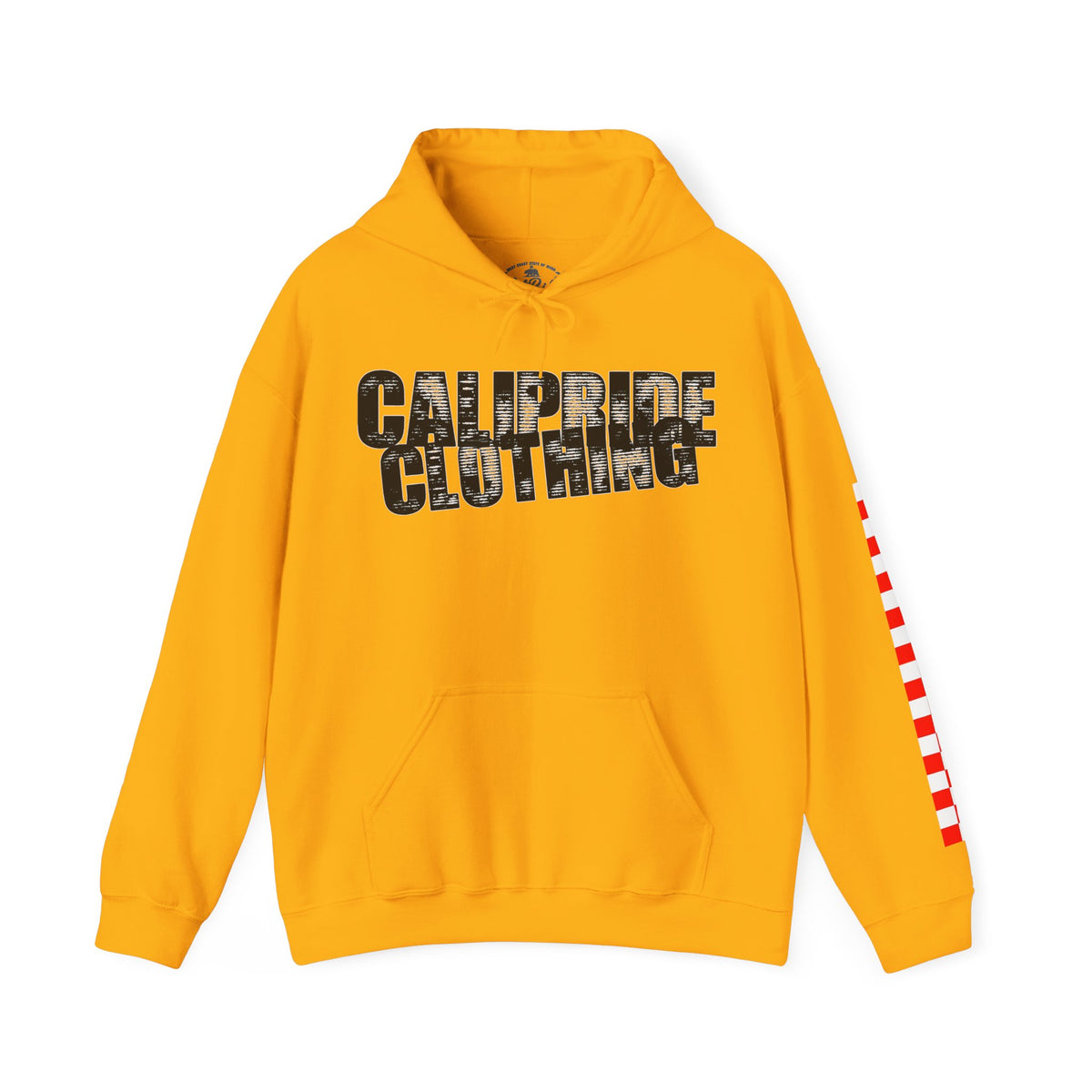 Skate & Surf Collection - Ocean Wave & Checkers Burst, Graphic Hoodie - CaliPride Clothing