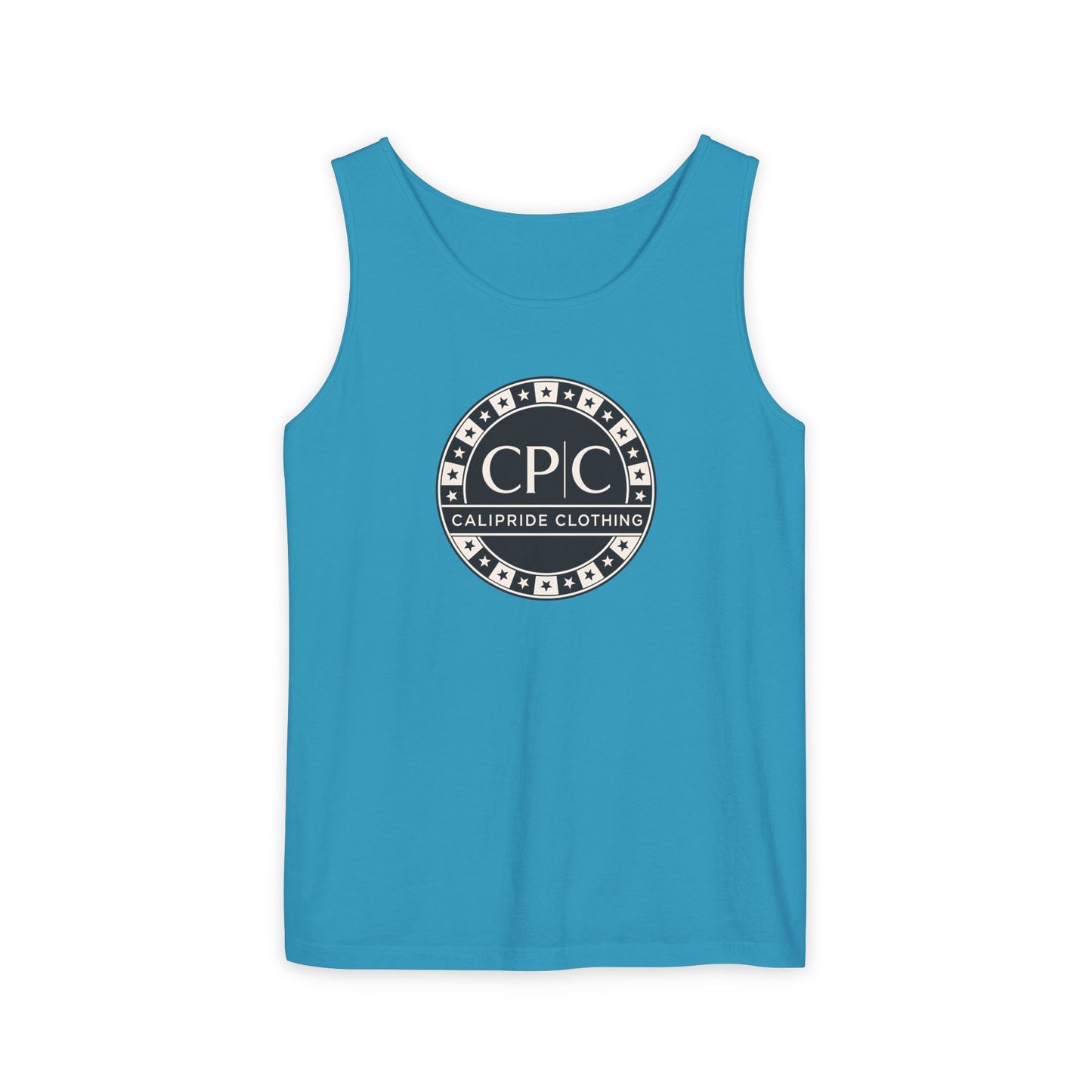 Surf & Beach Collection - Iconic CaliPride Clothing Signature Logo, Tank Top - CaliPride Clothing