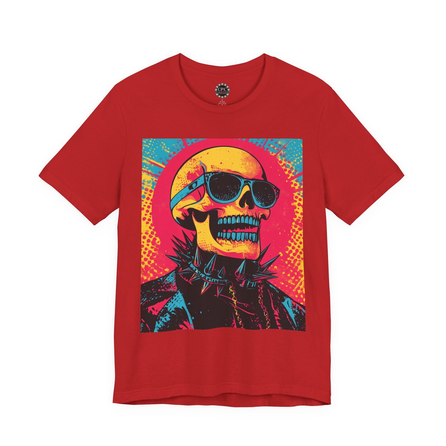 Punk Resurrected Collection - Blue Toothed Punk, Retro Graphic T - Shirt - CaliPride Clothing