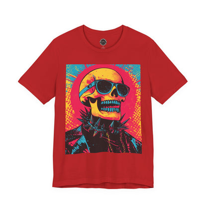 Punk Resurrected Collection - Blue Toothed Punk, Retro Graphic T - Shirt - CaliPride Clothing