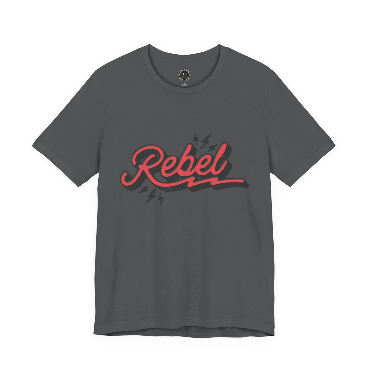 Punk Resurrected Collection - "Rebel" in Reverse, Double sided Graphic T‑Shirt - CaliPride Clothing
