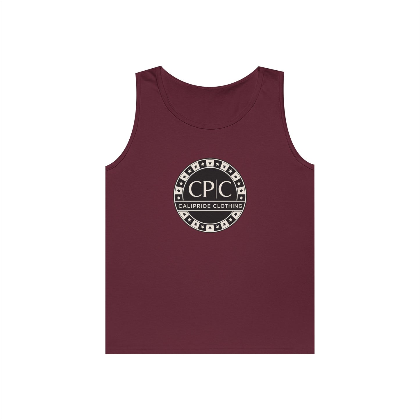 CP | C Logo, Checker Star Loose Tank Top | CaliPride Clothing