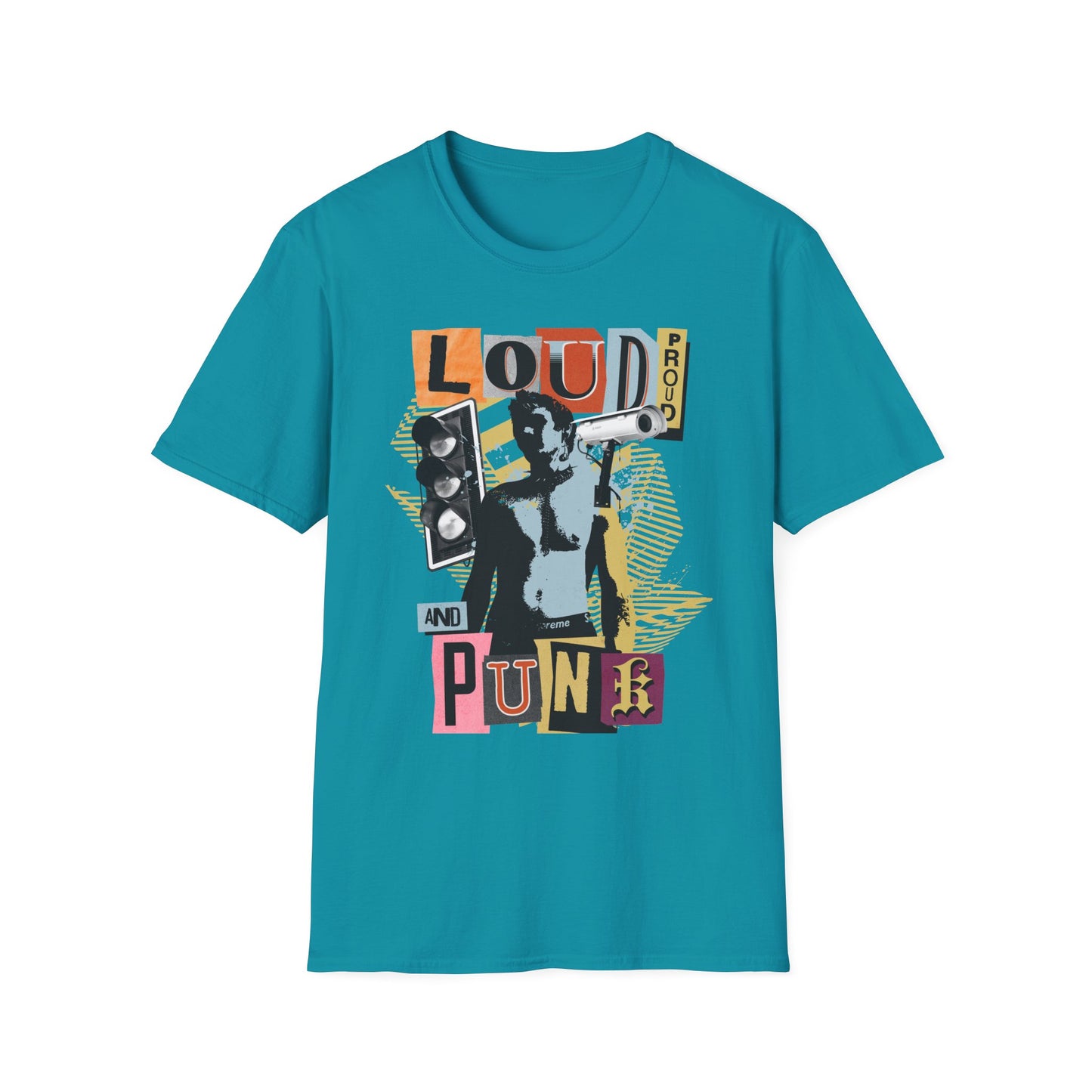 Punk - 'Loud Proud and Punk' Graphic T-Shirt