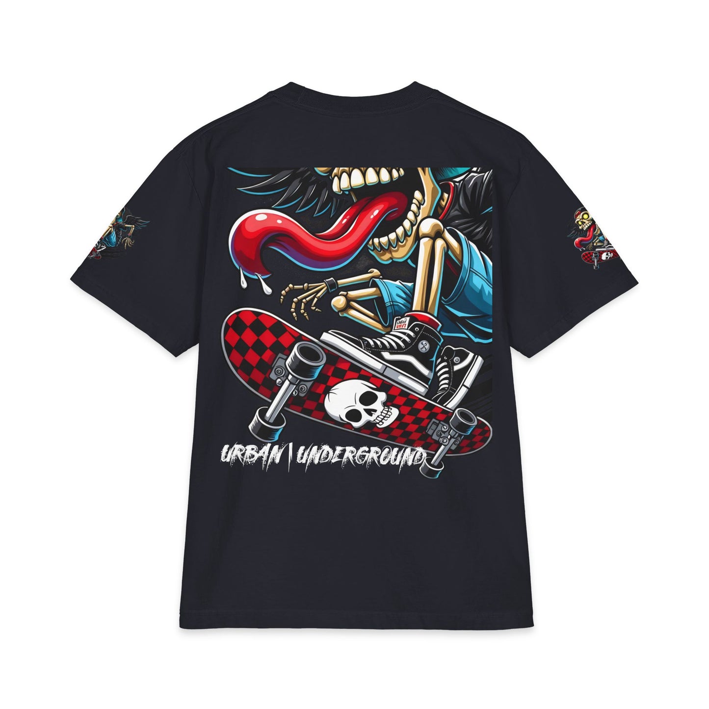 Urban Underground Collection - Neon Drip, Tongue Out, Graphic 4-way T Shirt - CaliPride Clothing