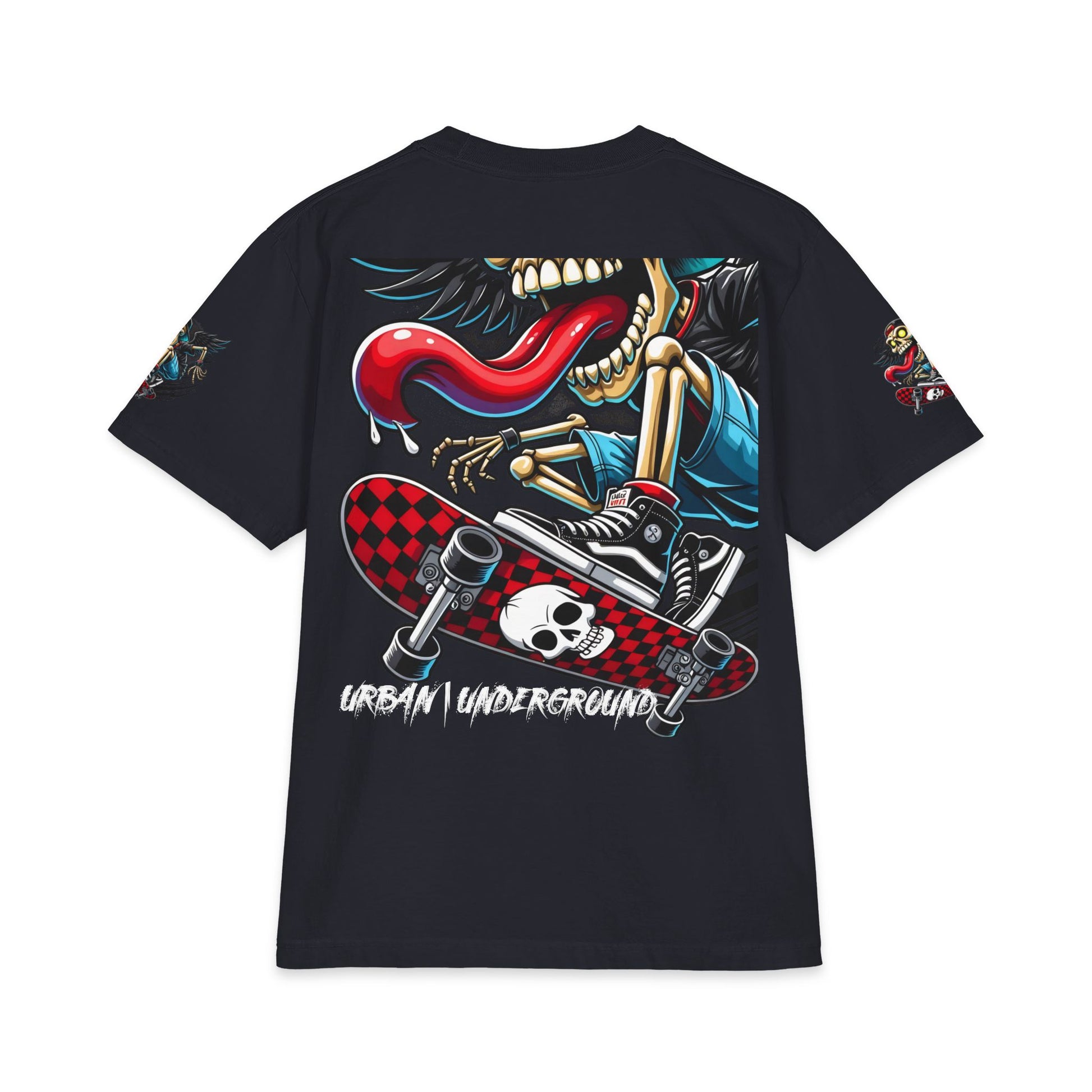 Urban Underground Collection - Neon Drip, Tongue Out, Graphic 4-way T Shirt - CaliPride Clothing