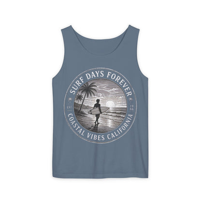 Surf & Beach Collection | Ocean Vibes Series - Surf Days Forever, Tank top - CaliPride Clothing