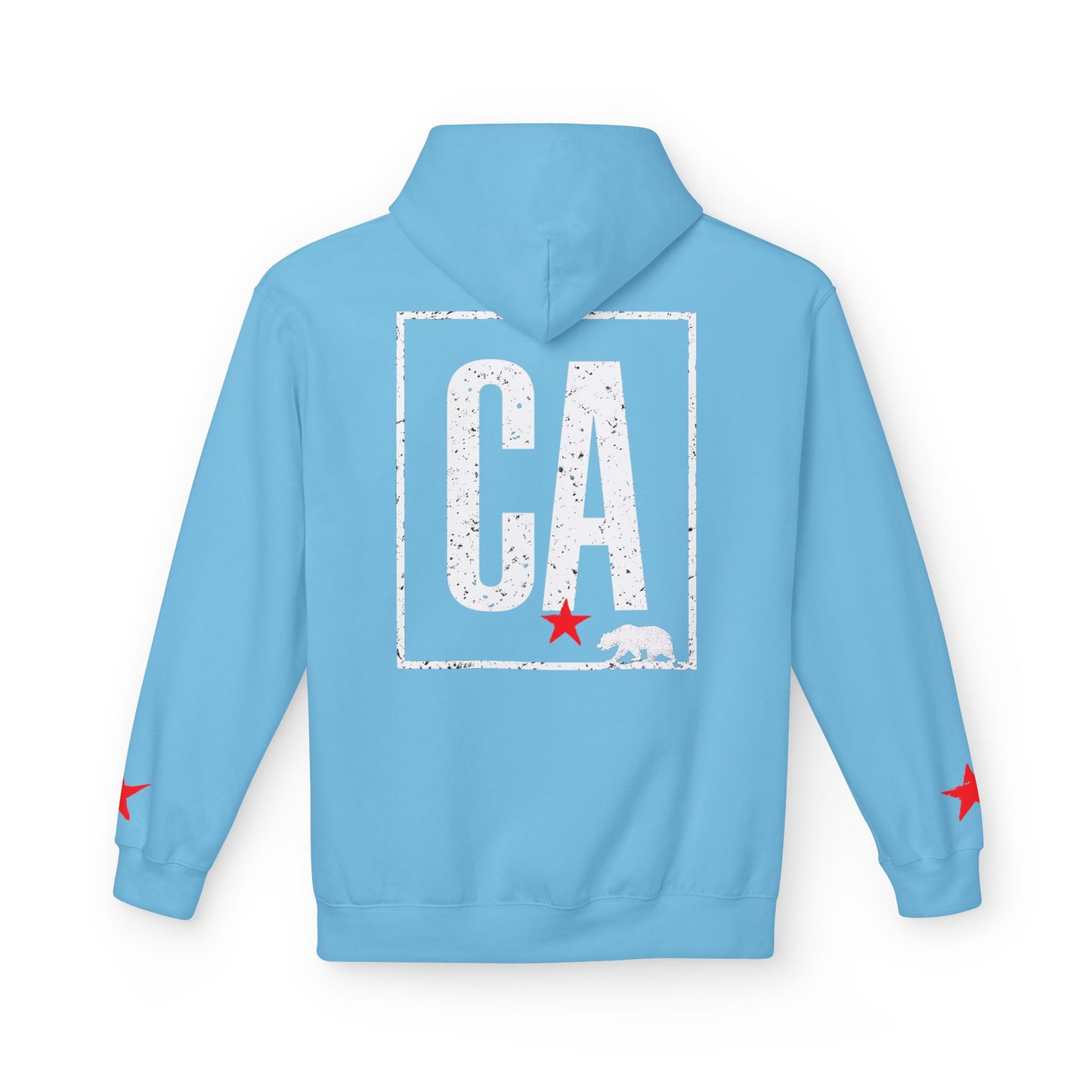 CA State Bear, Hoodie | CaliPride Clothing white logo
