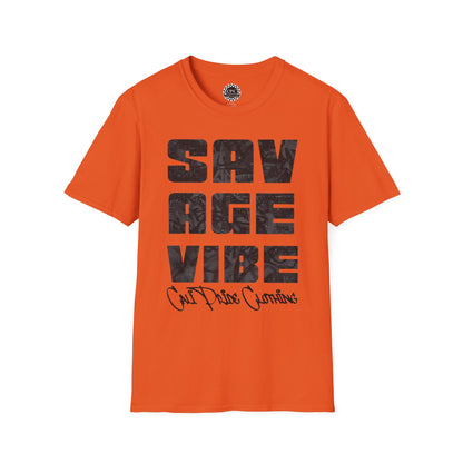 Savage Vibe Graffiti Block, Monochrome gray - CaliPride Clothing
