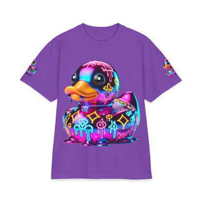 Urban Underground Collection - Neon Drip, Rub'a Ducky, Graphic 4-way T Shirt - CaliPride Clothing