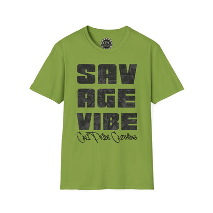 "Savage Vibe Graffiti Block" Series, Black & Grey logo — CaliPride Clothing