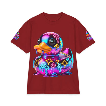 Urban Underground Collection - Neon Drip, Rub'a Ducky, Graphic 4-way T Shirt - CaliPride Clothing