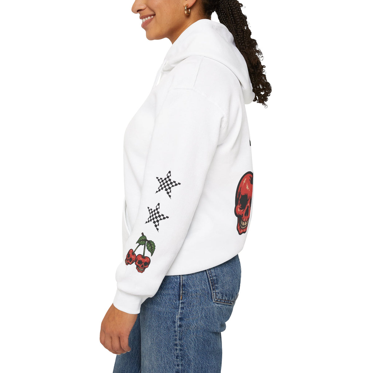 Skate & Surf Collection - Angry Cherry, Graphic Hoodie | CaliPride Clothing