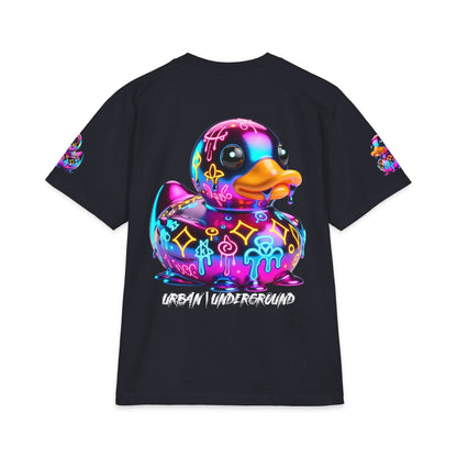 Urban Underground Collection - Neon Drip, Rub'a Ducky, Graphic 4-way T Shirt - CaliPride Clothing