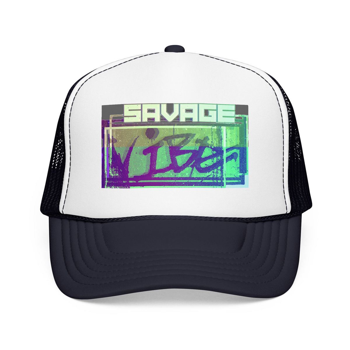Urban Underground Collection - Bold & Big Color Vibes, Savage Vibe Foam Trucker Hat – DFT printing