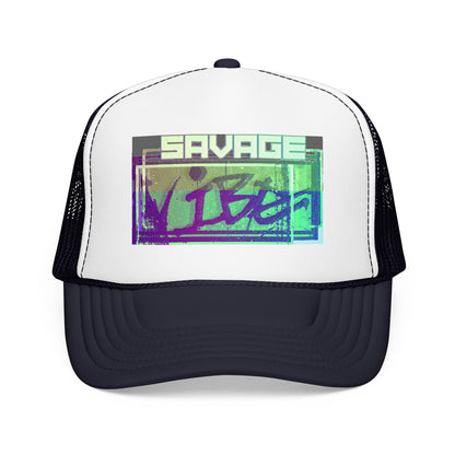 Urban Underground Collection - Bold & Big Color Vibes, Savage Vibe Foam Trucker Hat – DFT printing