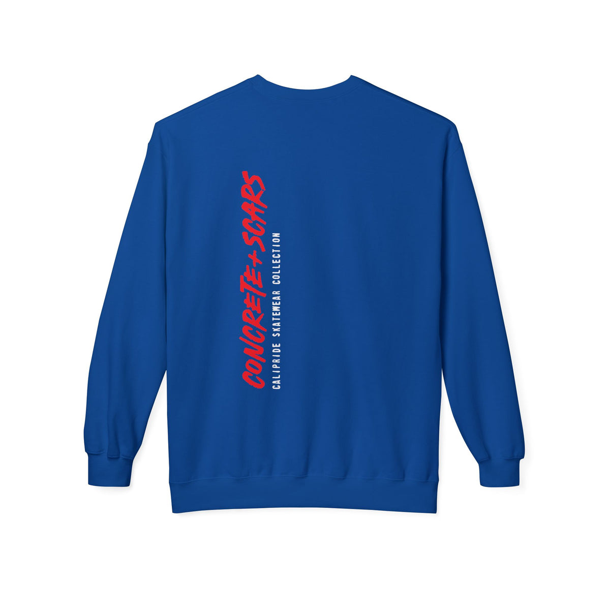 Concrete & Scars Skatewear Collection - Vertical Logo, Graphic Sweatshirt — CaliPride Clothing