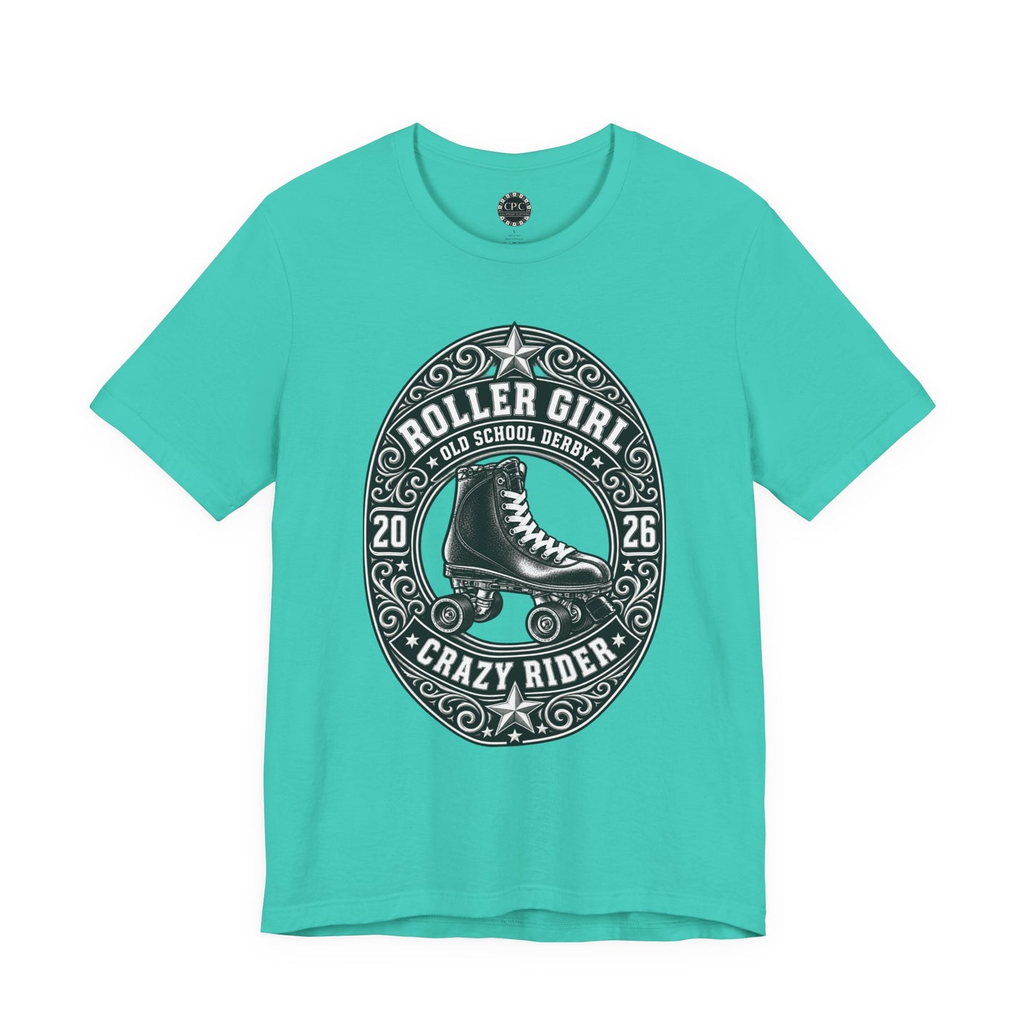 Punk Resurrected Collection - Roller Girl Crazy Rider, Graphic T-shirt | CaliPride Clothing
