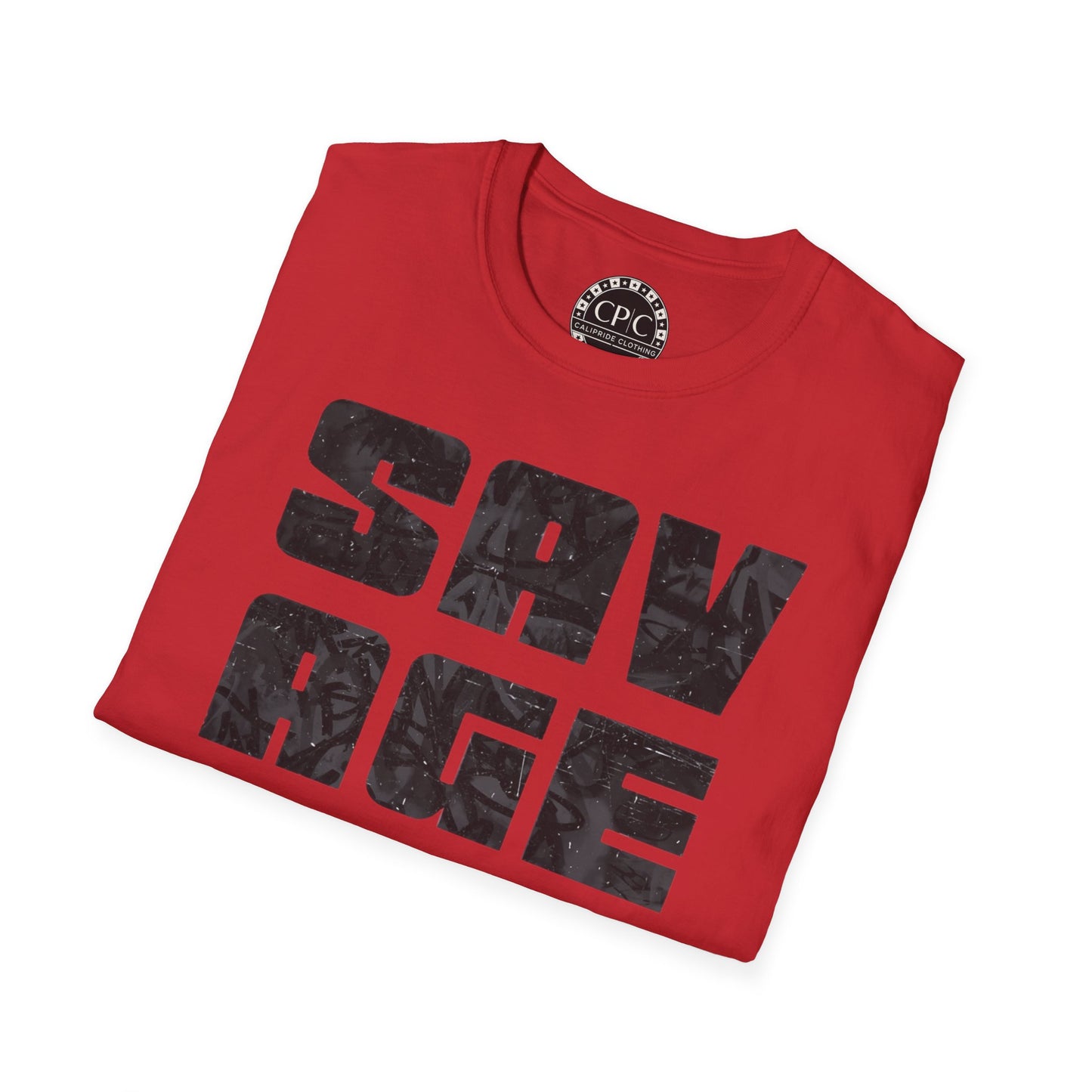 "Savage Vibe Graffiti Block" Series, Black & Grey logo — CaliPride Clothing
