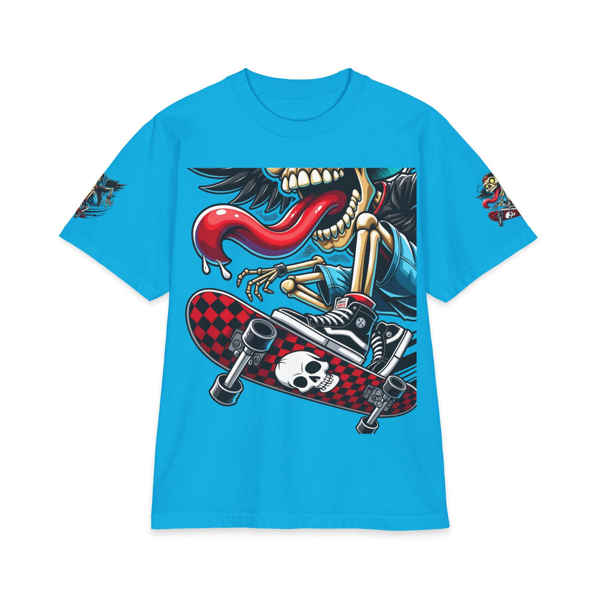Urban Underground Collection - Neon Drip, Tongue Out, Graphic 4-way T Shirt - CaliPride Clothing