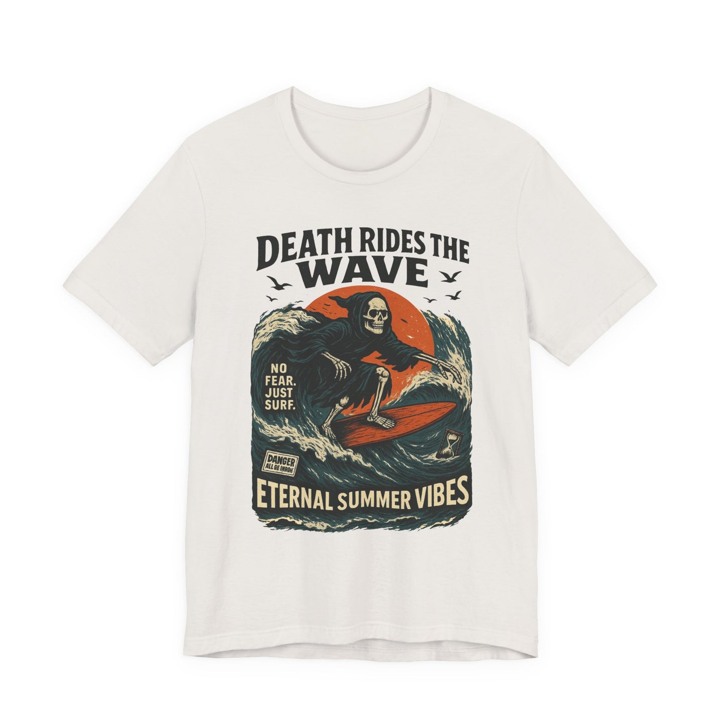 Urban Underground Collection - Death Rides the Wave Graphic T-Shirt - CaliPride Clothing