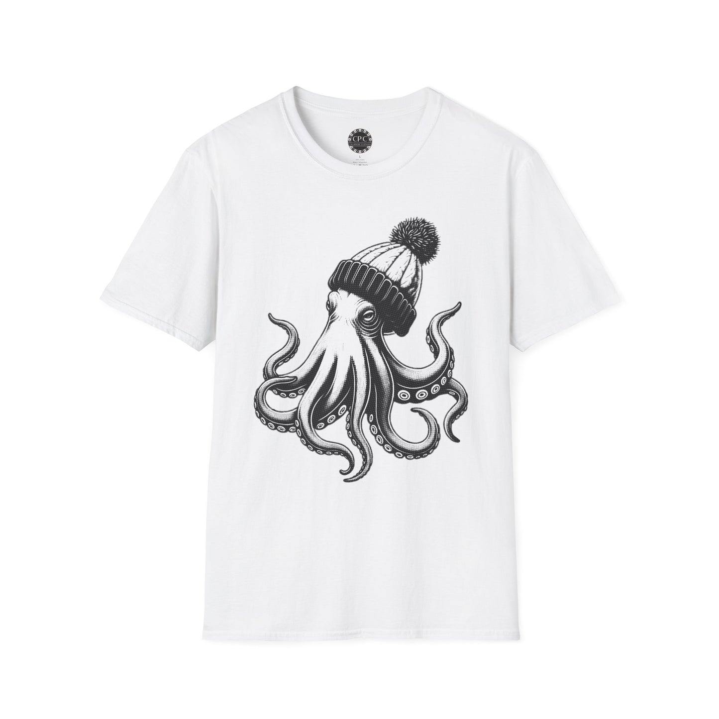 Pacific Works Collection - Hipster Octopus Graphic T-Shirt — CaliPride Clothing