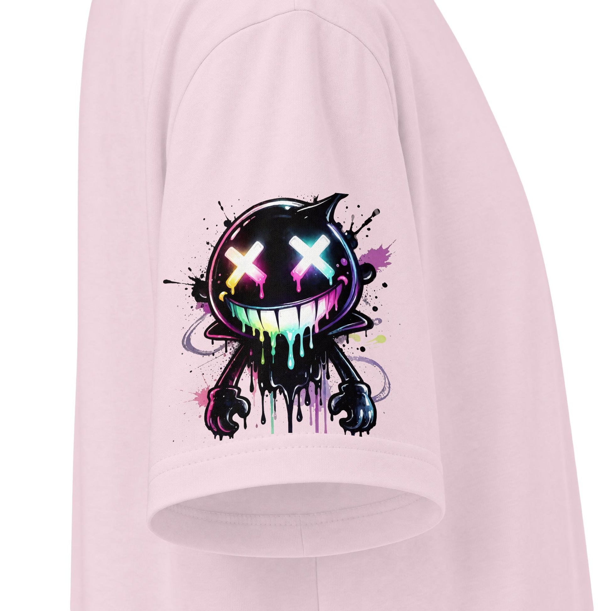 Urban Underground Collection - Neon Drip Drooly, Graphic 4-way T Shirt - CaliPride Clothing