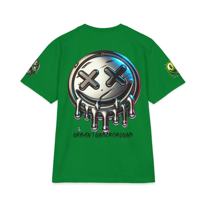 Urban Underground Collection - Neon Drip Drooly, Graphic 4-way T Shirt - CaliPride Clothing