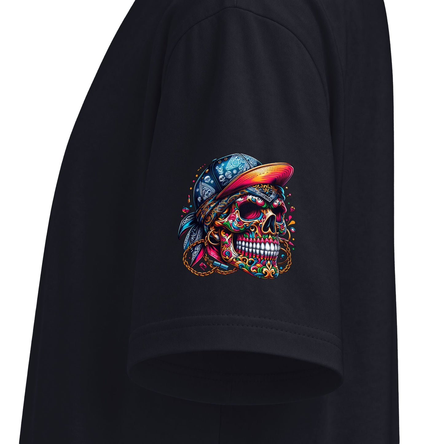 Urban Underground Collection - Neon Drip, Gangsta', Graphic 4-way T Shirt - CaliPride Clothing