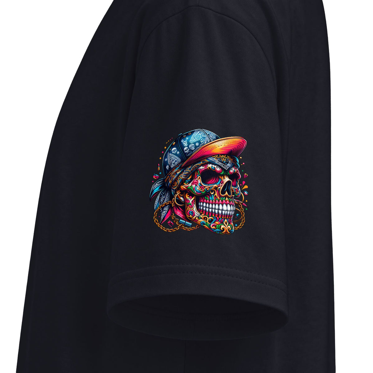 Urban Underground Collection - Neon Drip, Gangsta', Graphic 4-way T Shirt - CaliPride Clothing