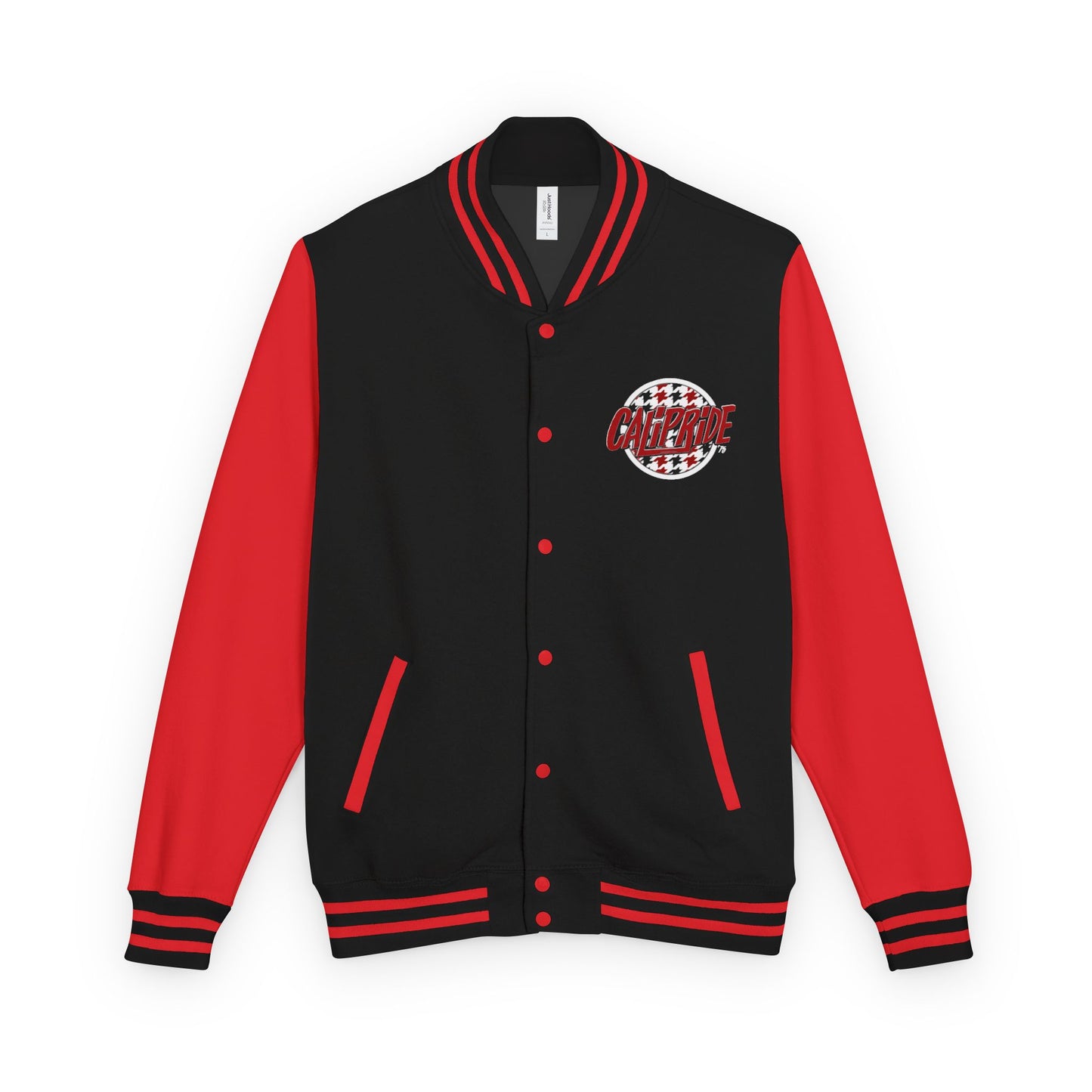 Houndstooth Graphic logo, Letterman Jacket | CaliPride Clothing
