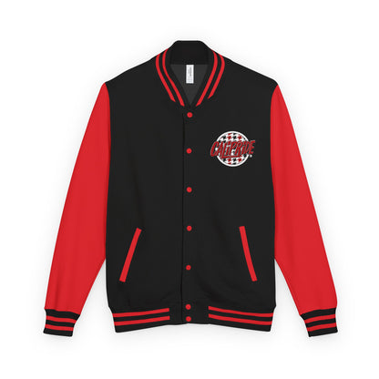 Houndstooth Graphic logo, Letterman Jacket | CaliPride Clothing