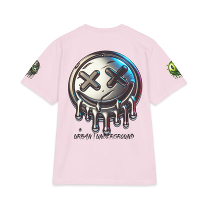 Urban Underground Collection - Neon Drip Drooly, Graphic 4-way T Shirt - CaliPride Clothing
