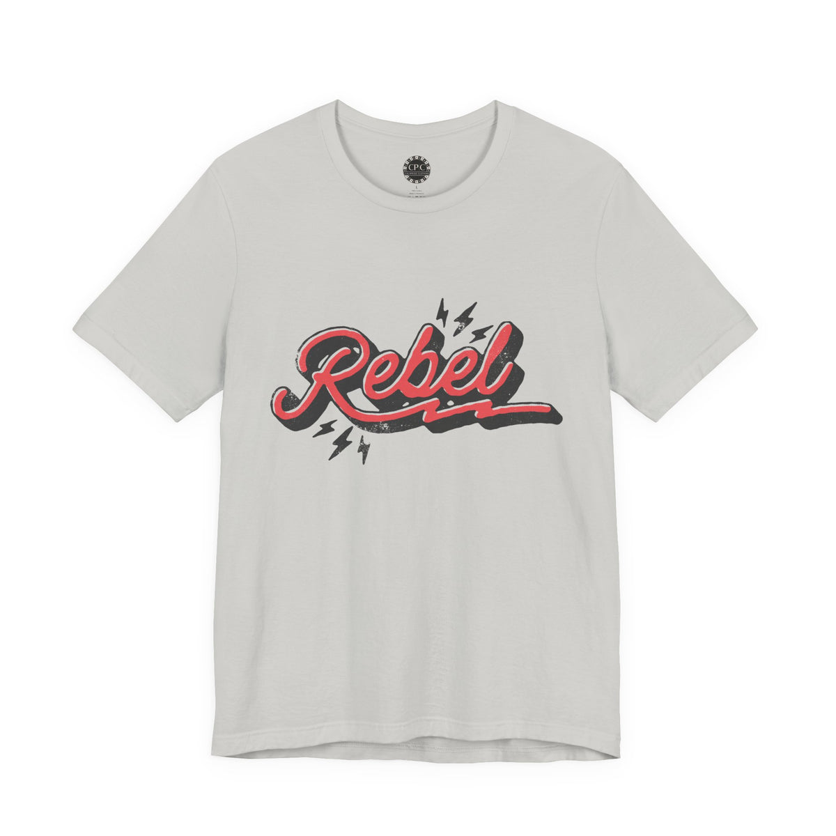 Punk Resurrected Collection - "Rebel" in Reverse, Double sided Graphic T‑Shirt - CaliPride Clothing