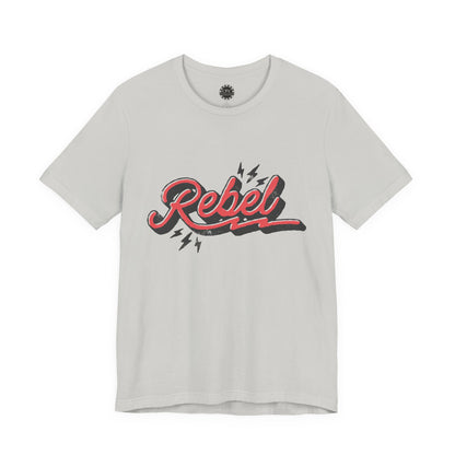 Punk Resurrected Collection - "Rebel" in Reverse, Double sided Graphic T‑Shirt - CaliPride Clothing
