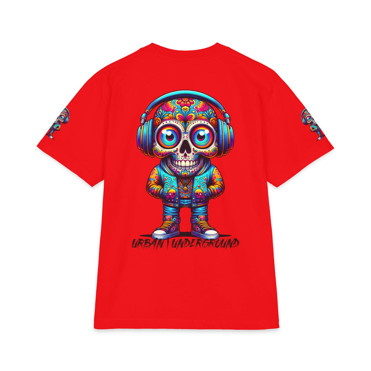 Urban Underground Collection - Neon Drip, Lil' Sugar, Graphic 4-way T Shirt - CaliPride Clothing